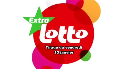 Vendredi 13 : tirage Extra Lotto belge ce 13 janvier 2023 + un cadeau.